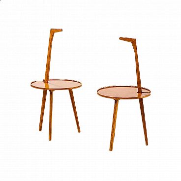 Pair of TN6 Cicognino coffee tables by Franco Albini for Poggi, 1950s