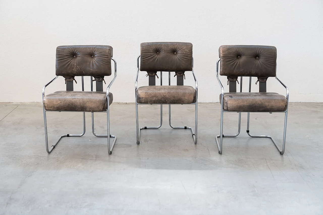 3 Tucroma armchairs by Guido Faleschini for Mariani, 1970s 1