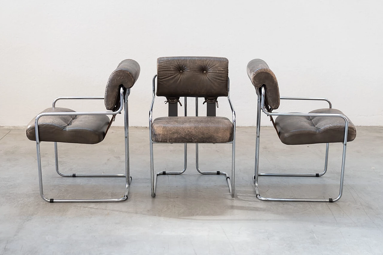 3 Tucroma armchairs by Guido Faleschini for Mariani, 1970s 2