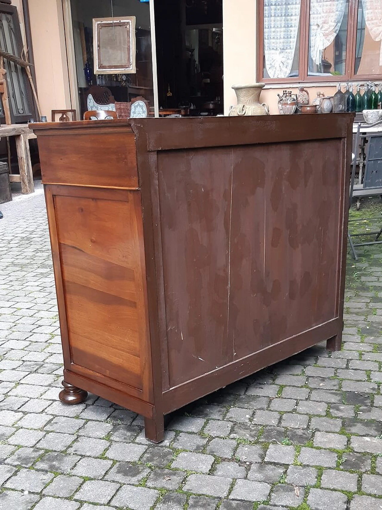 Solid walnut chest of drawers, 19th century 1