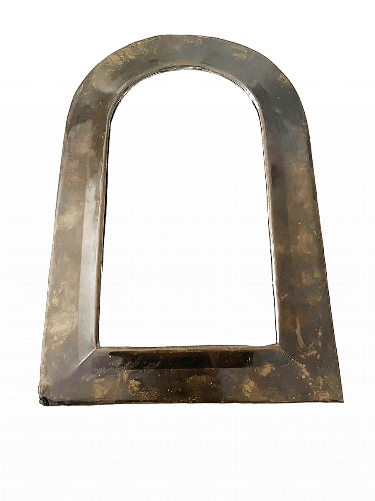 Mirror with brass frame, 1940s 5