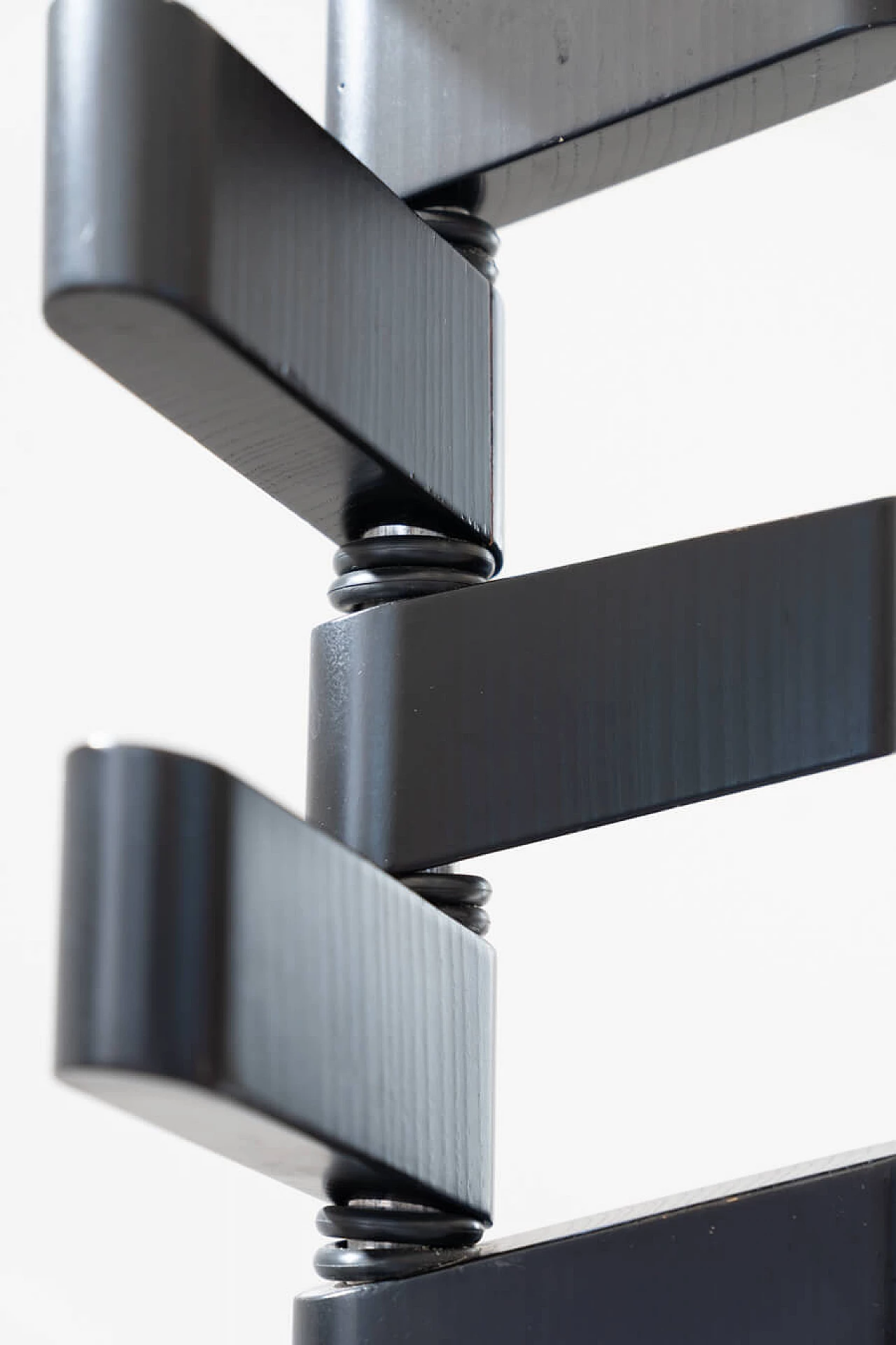 Black wooden coat rack, 1970s 1373992