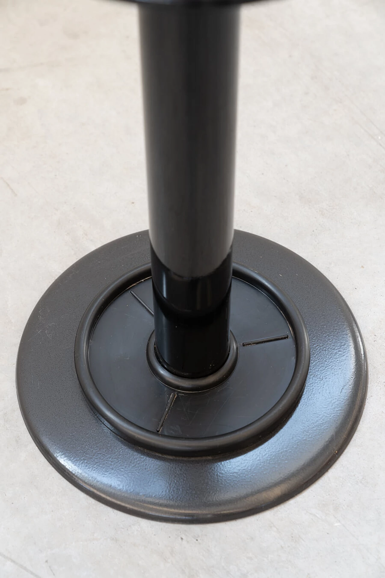 Black polypropylene floor coat rack, 1970s 3