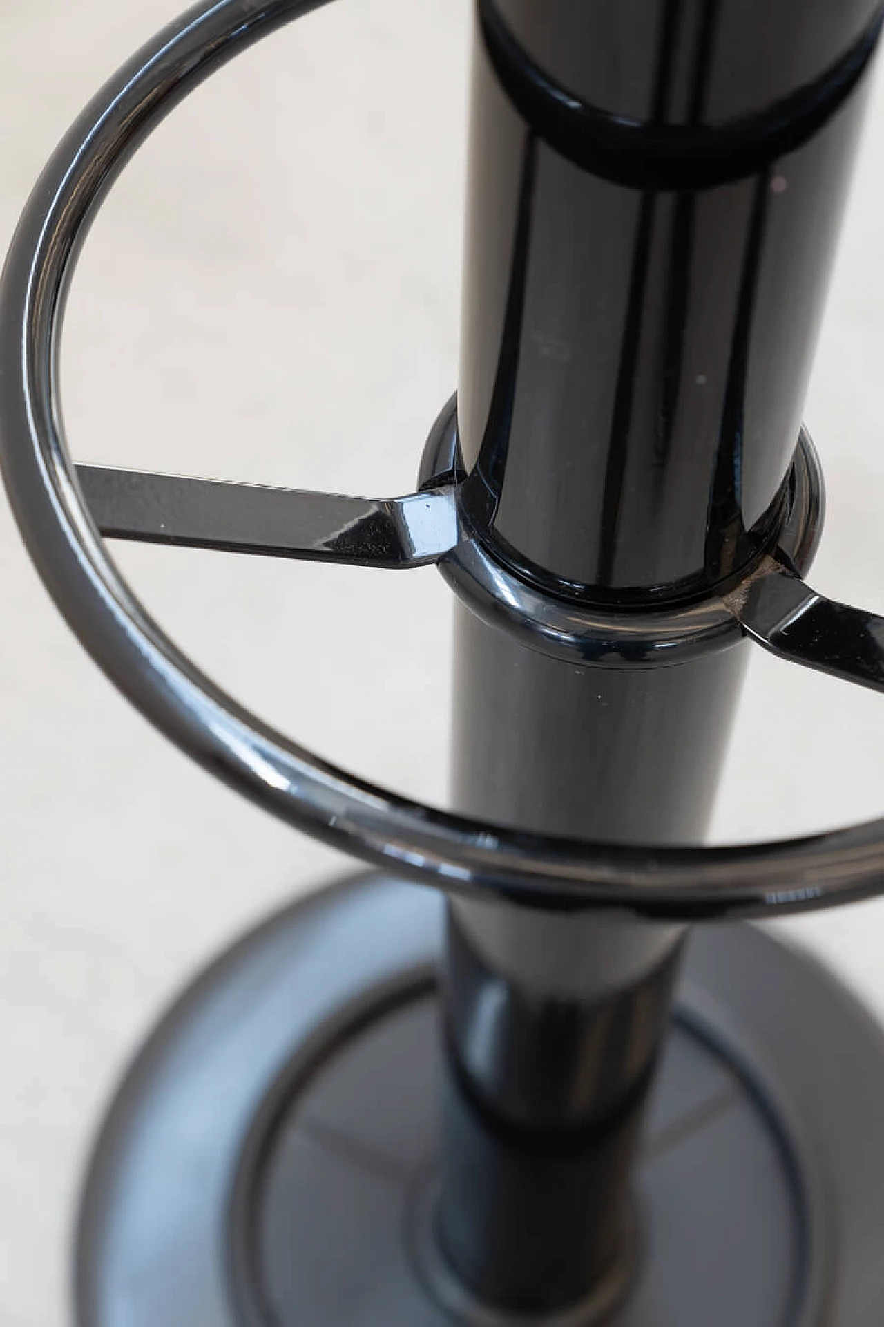 Black polypropylene floor coat rack, 1970s 9