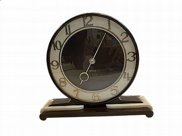 Orologio da tavolo in marmo e bronzo di Smiths 8 Day, anni '30