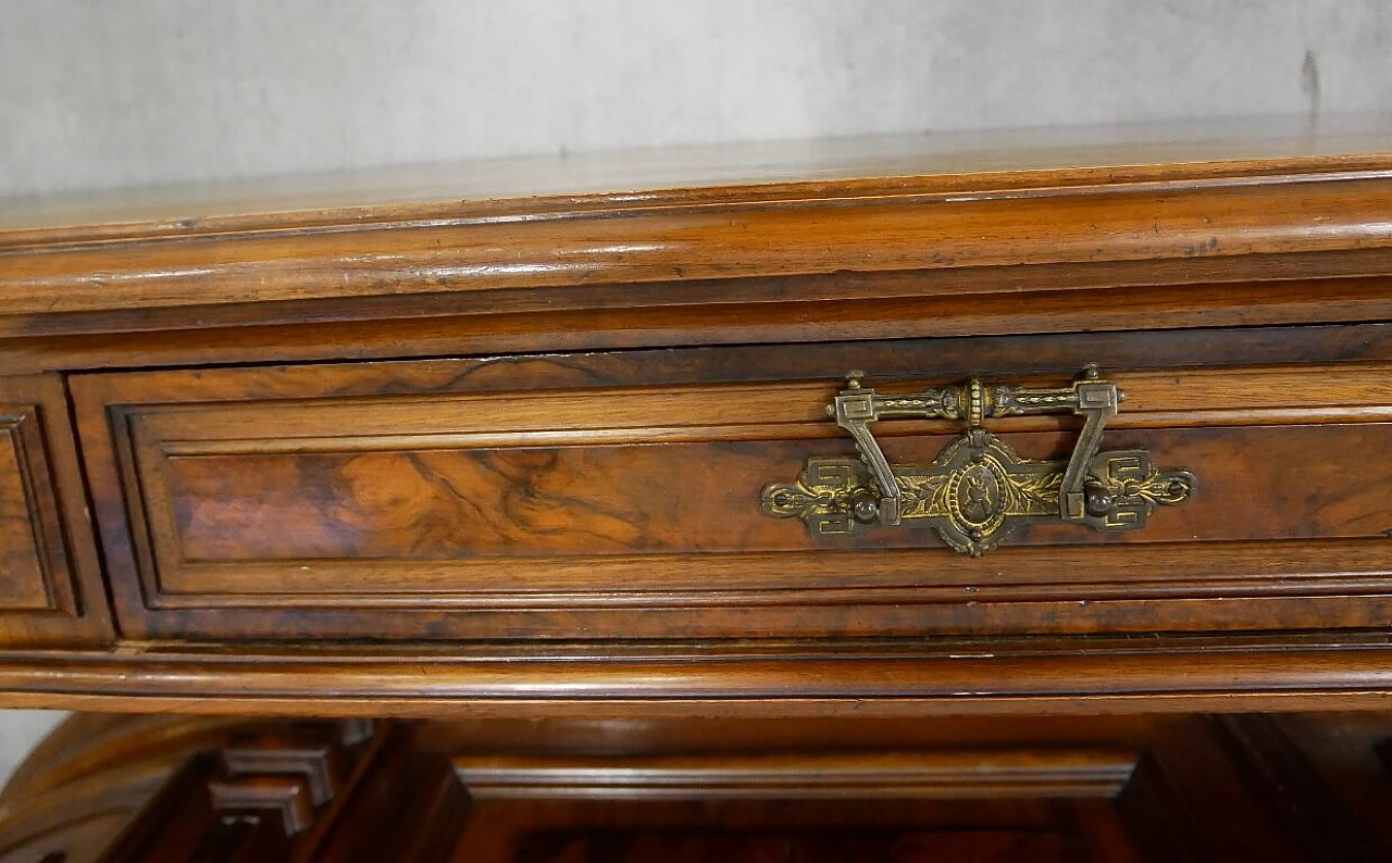 French walnut sideboard with doors and drawers, late 19th century 10