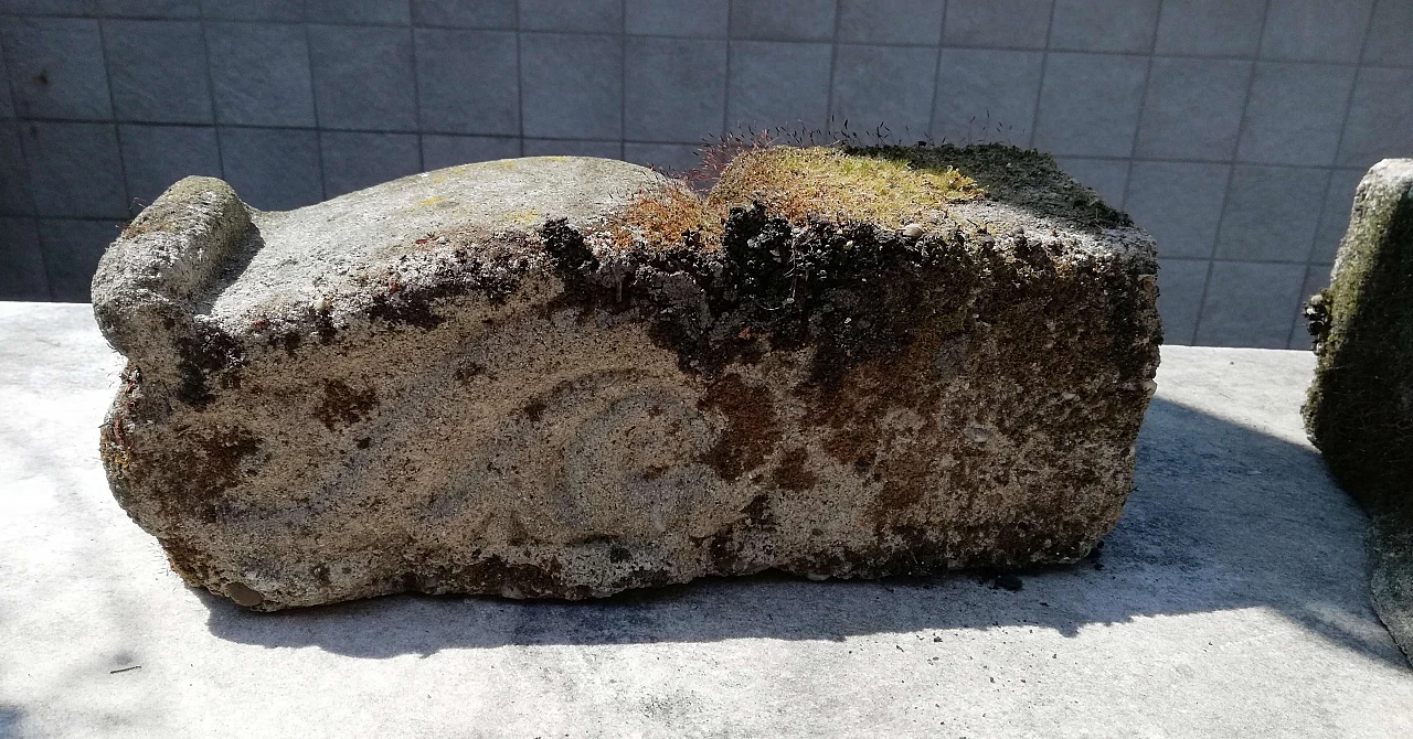 Coppia di mensole di sostegno stile Gotico in pietra 4