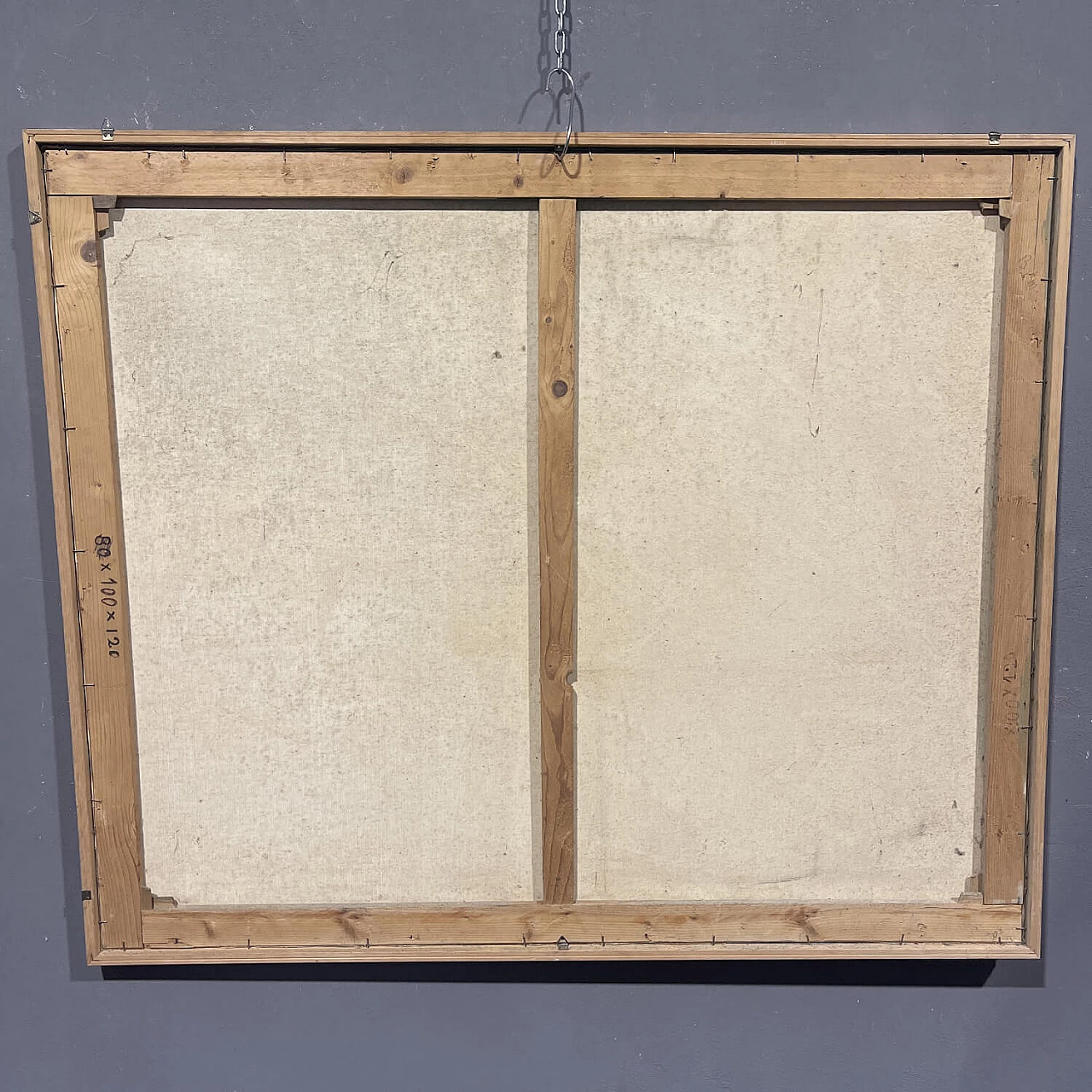 Figura distesa Cubista, dipinto a olio su tela, 1971 1