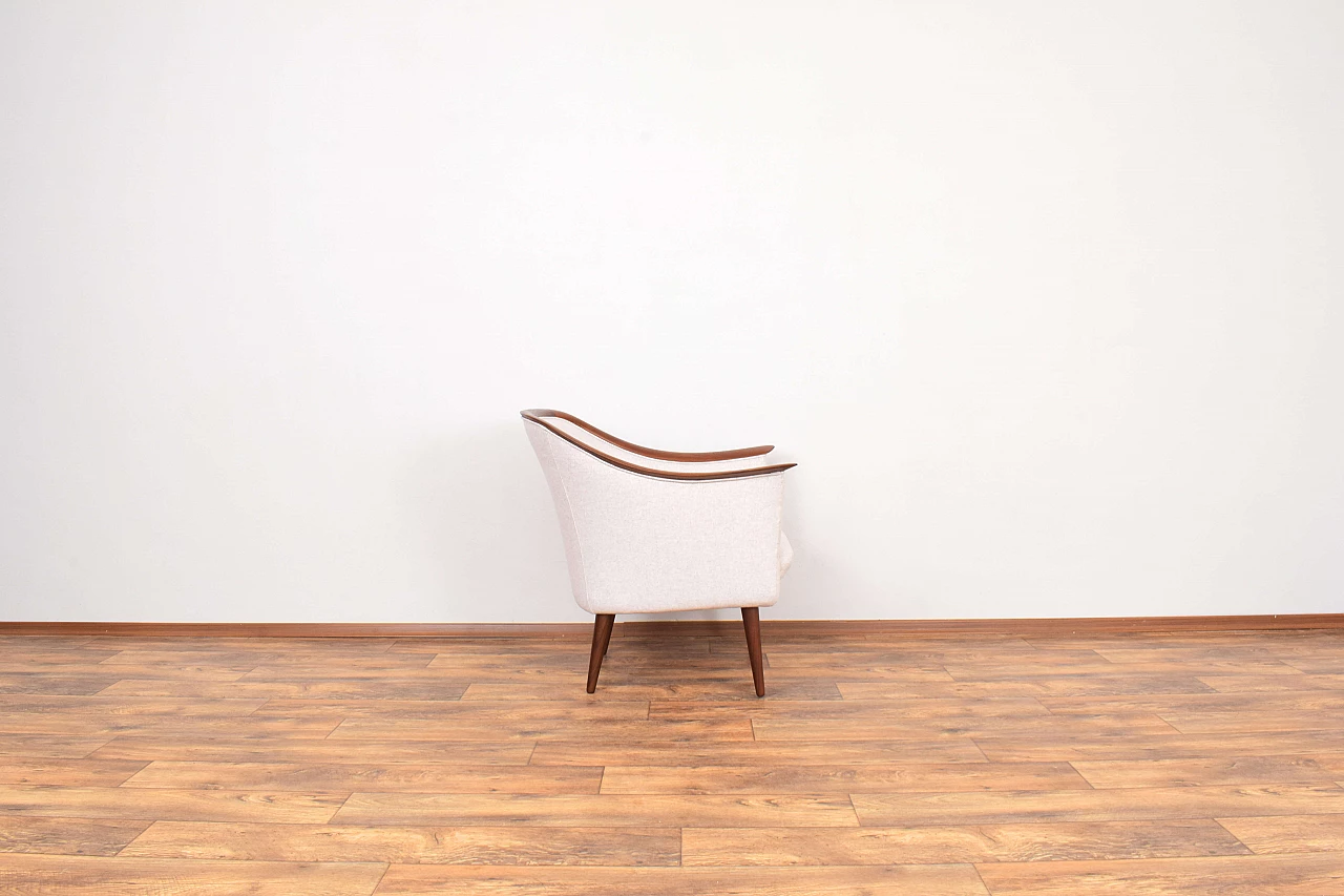 Pair of 550 teak armchairs by Fredrik A. Kayser for Vatne Lenestolfabrikk, 1960s 7