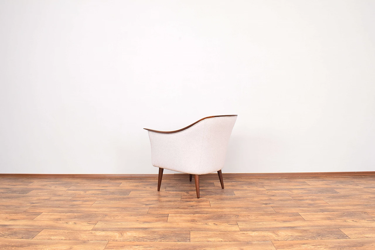 Pair of 550 teak armchairs by Fredrik A. Kayser for Vatne Lenestolfabrikk, 1960s 9