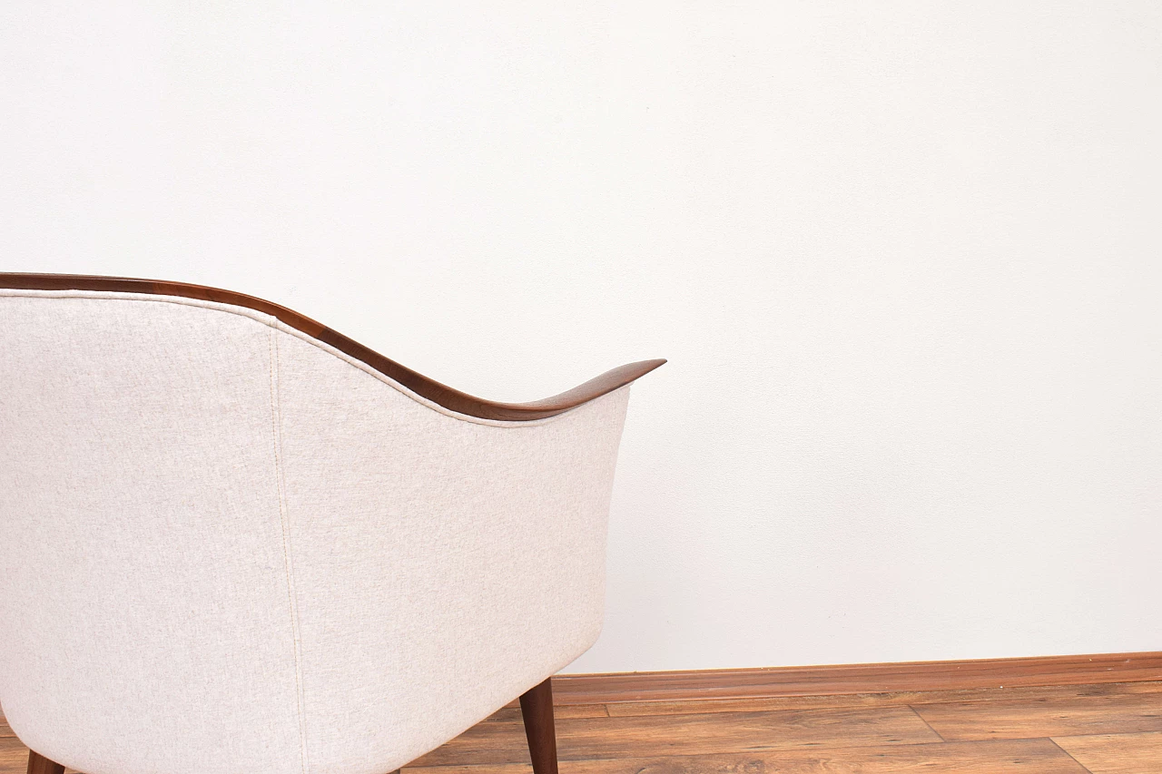 Pair of 550 teak armchairs by Fredrik A. Kayser for Vatne Lenestolfabrikk, 1960s 15