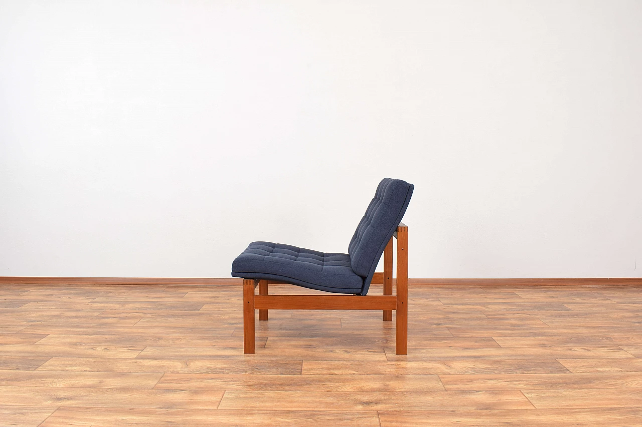 5 Poltrone Moduline in teak di Ole Gjerløv-Knudsen & Torben Lind per France & Søn, anni '60 7