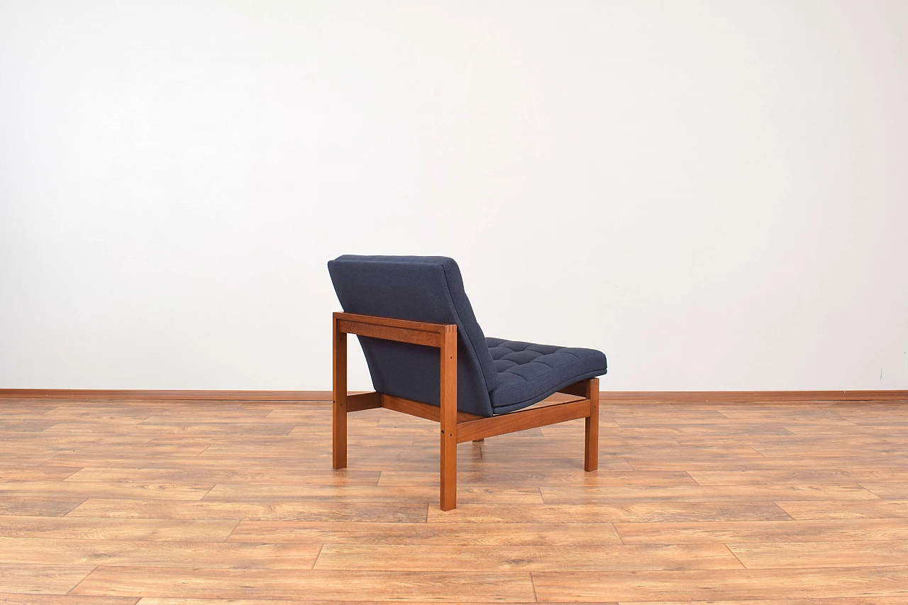 5 Poltrone Moduline in teak di Ole Gjerløv-Knudsen & Torben Lind per France & Søn, anni '60 8