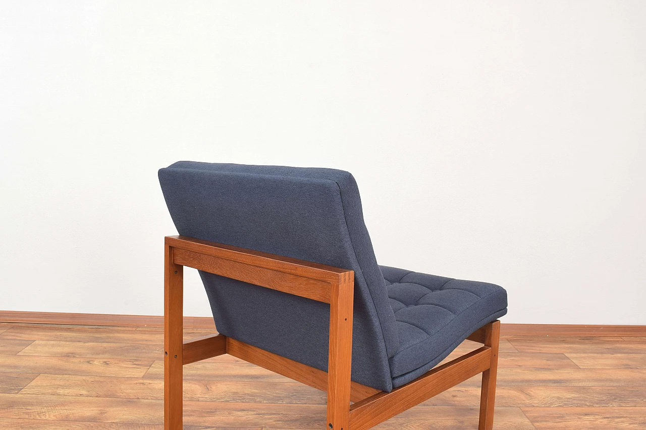 5 Poltrone Moduline in teak di Ole Gjerløv-Knudsen & Torben Lind per France & Søn, anni '60 13