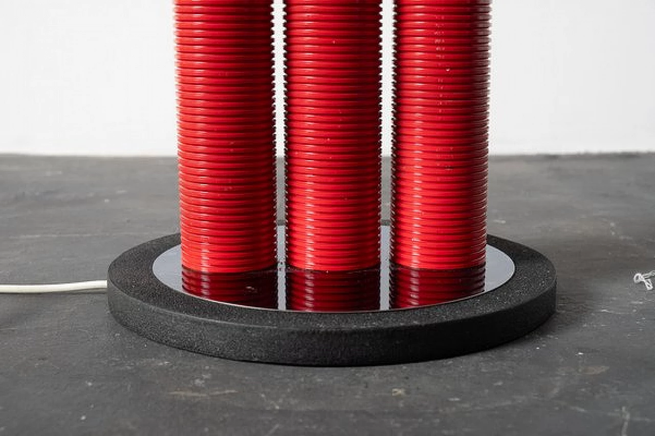 Metal and plastic floor lamp, 1970s 3