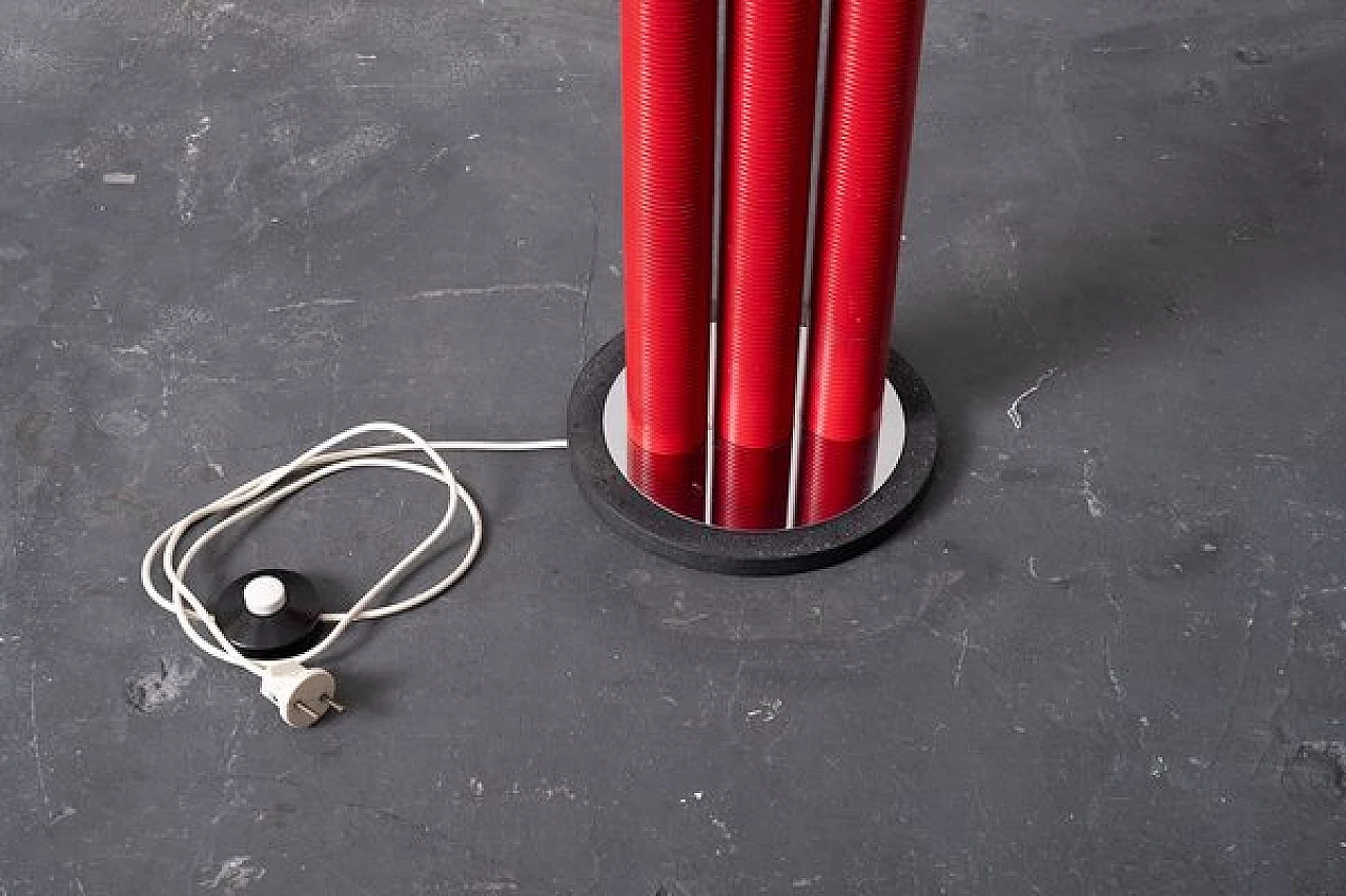 Metal and plastic floor lamp, 1970s 4