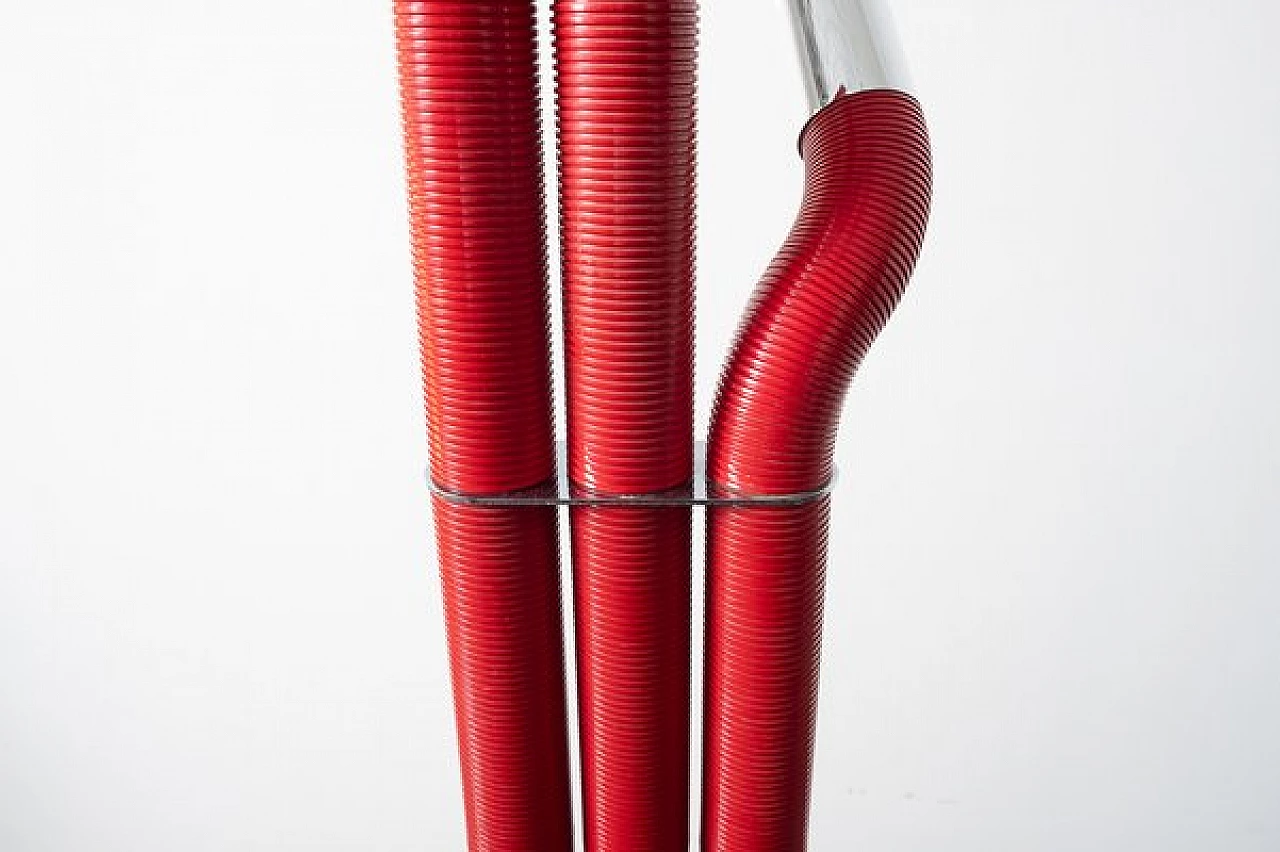 Metal and plastic floor lamp, 1970s 5