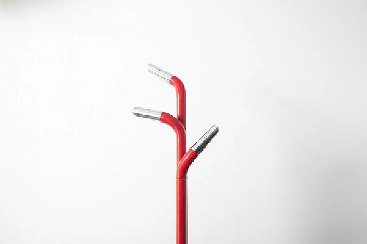 Metal and plastic floor lamp, 1970s 6