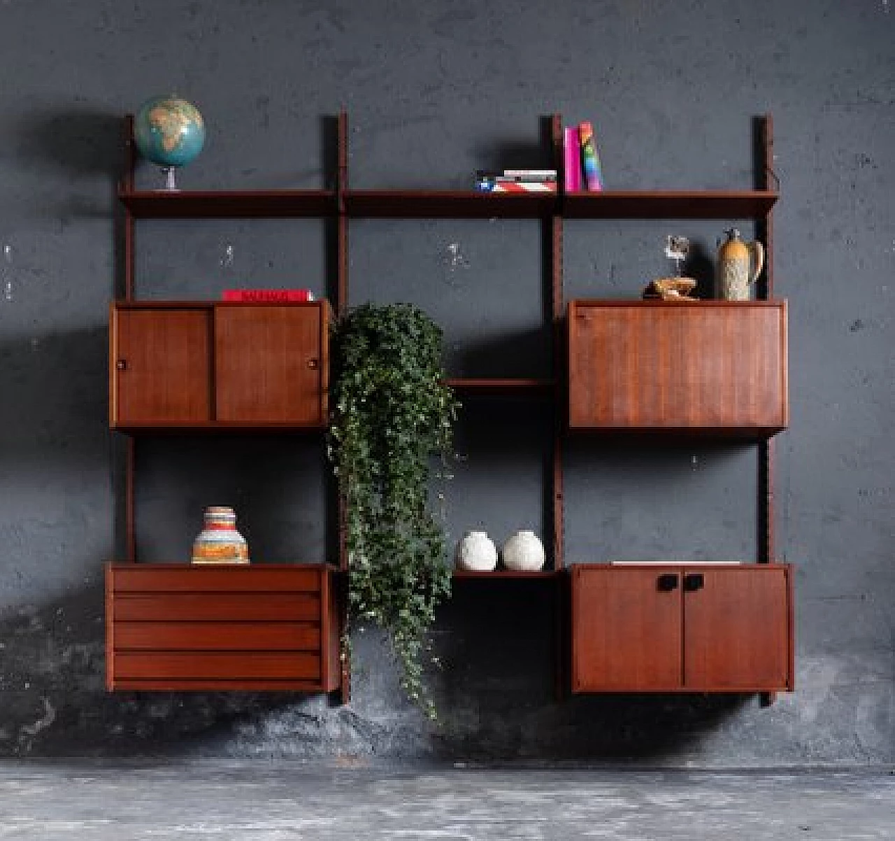 Libreria in teak di Barovero, anni '60 16