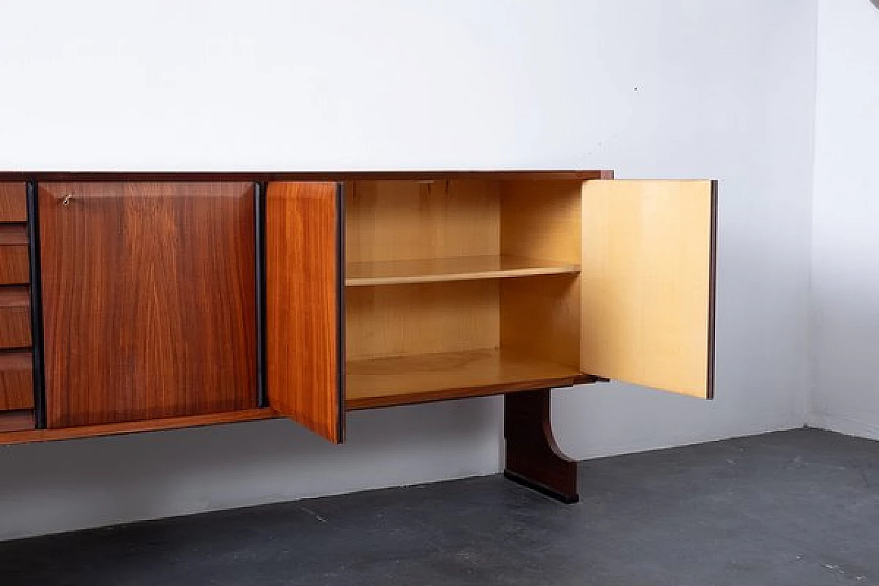 Credenza in teak di Fratelli Barbieri, anni '60 6