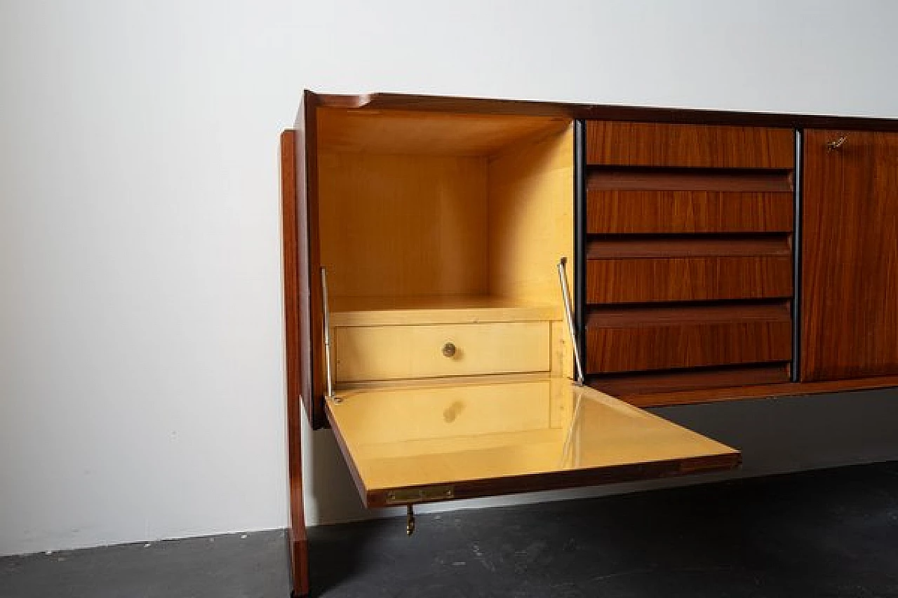 Credenza in teak di Fratelli Barbieri, anni '60 7