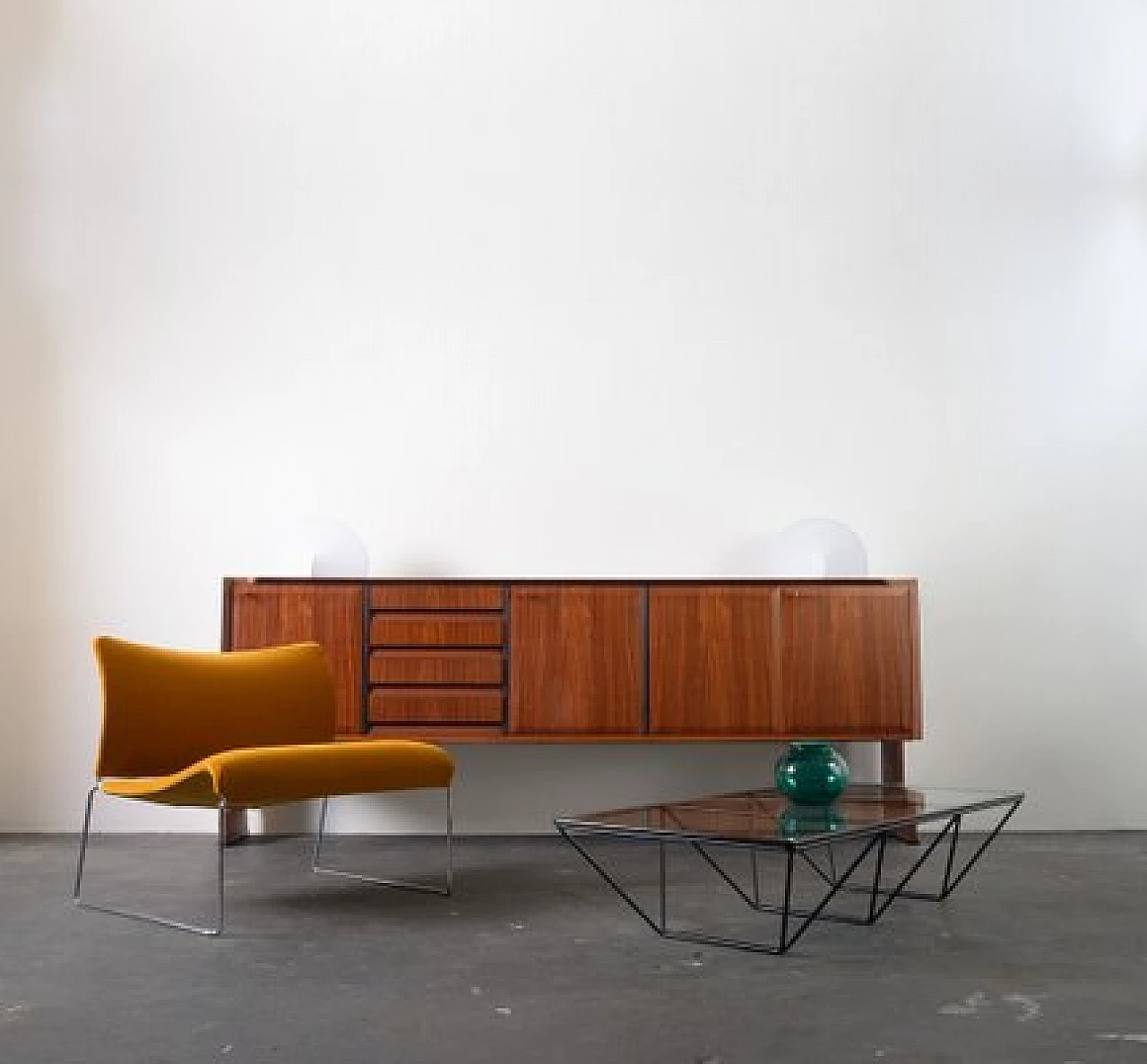 Credenza in teak di Fratelli Barbieri, anni '60 24