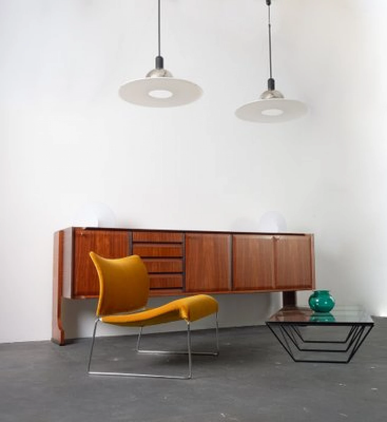 Credenza in teak di Fratelli Barbieri, anni '60 25