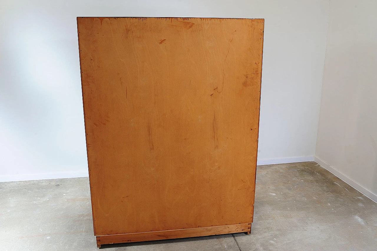 Armadio cecoslovacco in legno impiallacciato noce, anni '50 8