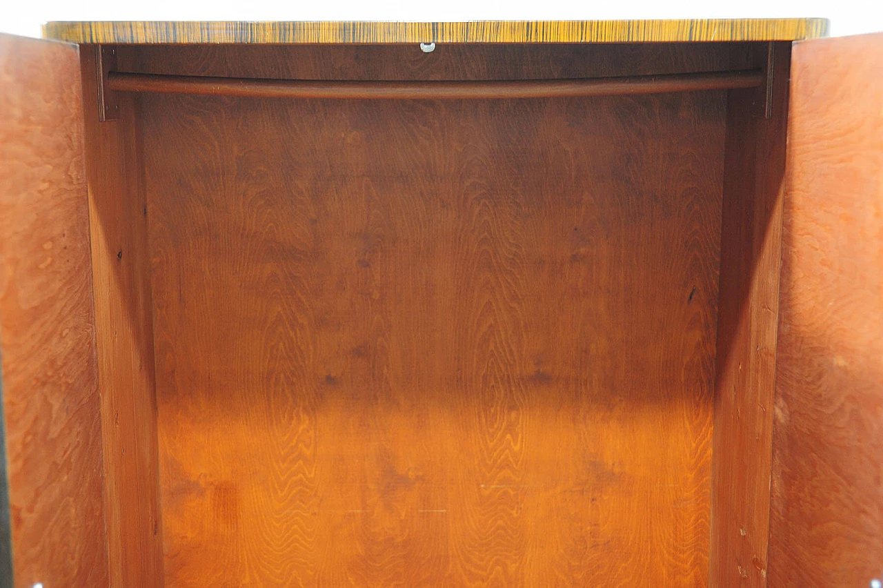 Armadio cecoslovacco in legno impiallacciato noce, anni '50 12