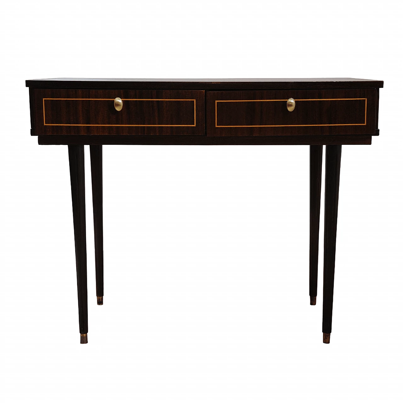 Scrivania sovietica in palissandro, anni '70 1