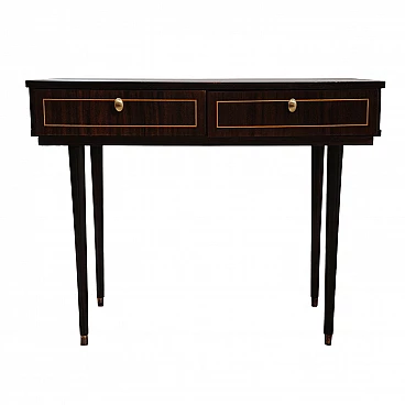 Scrivania sovietica in palissandro, anni '70