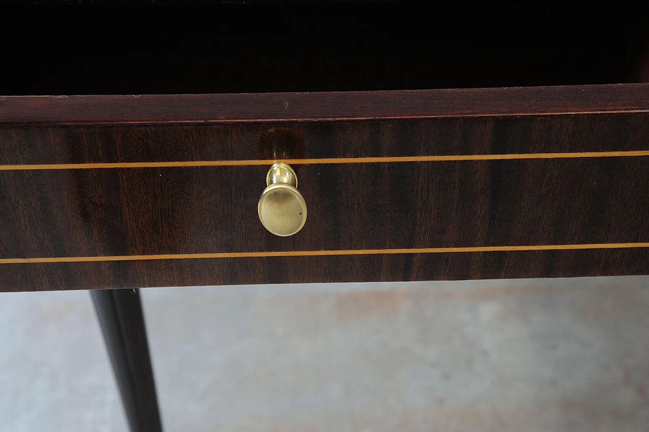 Scrivania sovietica in palissandro, anni '70 5