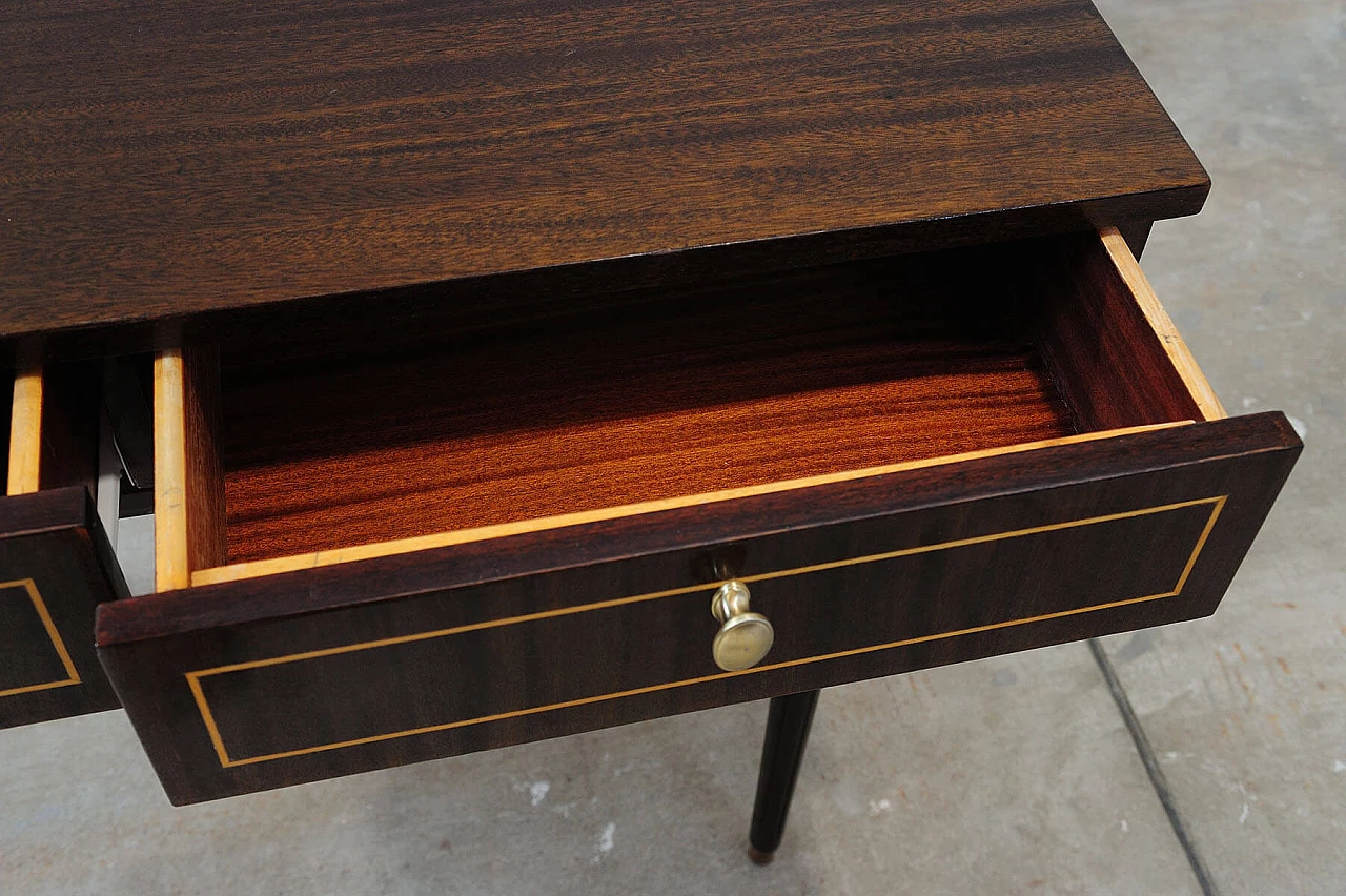 Scrivania sovietica in palissandro, anni '70 6