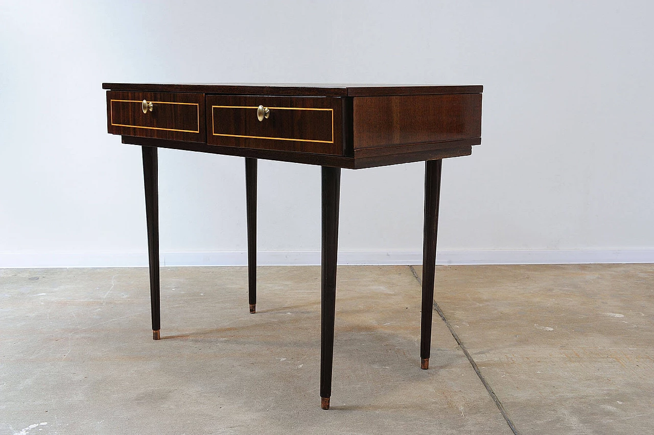 Scrivania sovietica in palissandro, anni '70 9