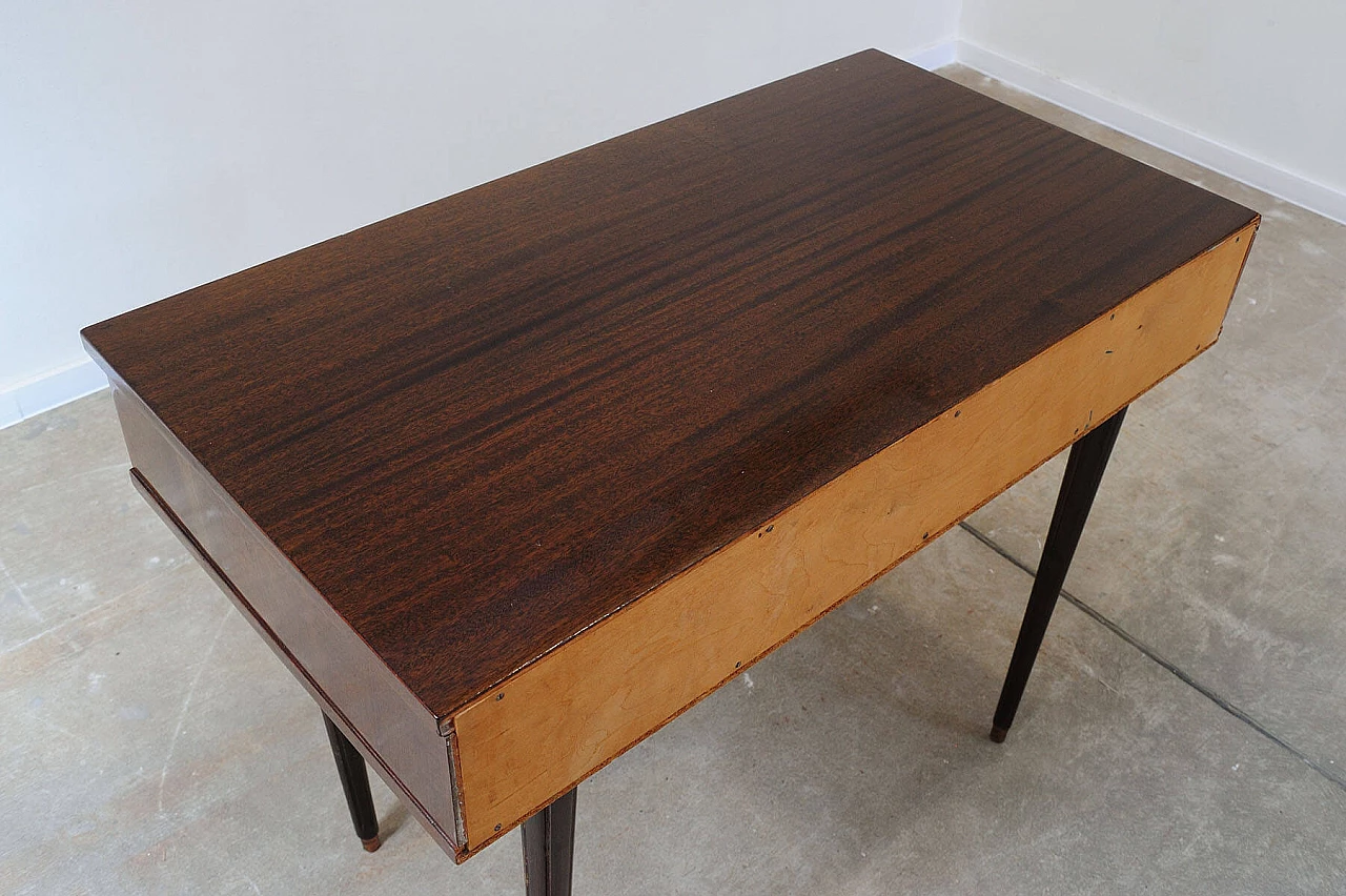 Scrivania sovietica in palissandro, anni '70 16
