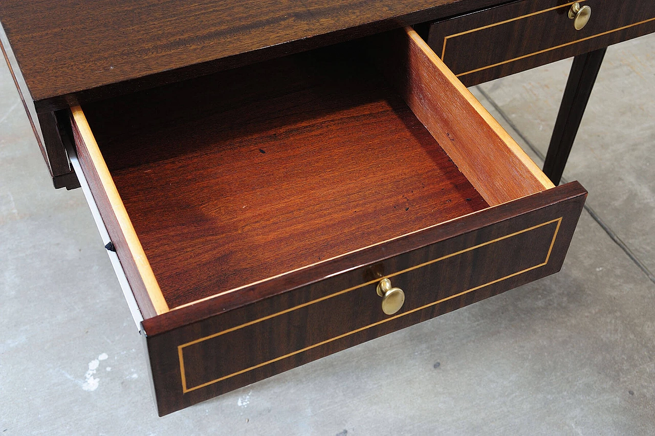 Scrivania sovietica in palissandro, anni '70 19