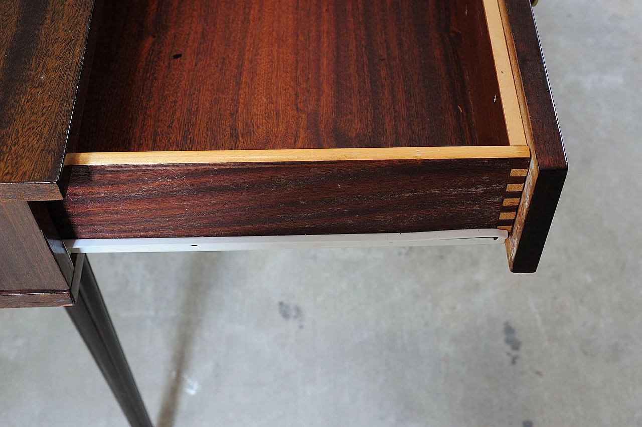 Scrivania sovietica in palissandro, anni '70 20