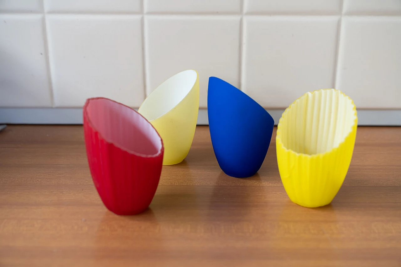 Lampadario De Majo in vetro di Murano collezione Poli Pò, anni '80 16