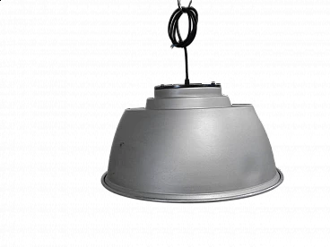 Industrial aluminium bell-shaped lamp D481950, 1950s