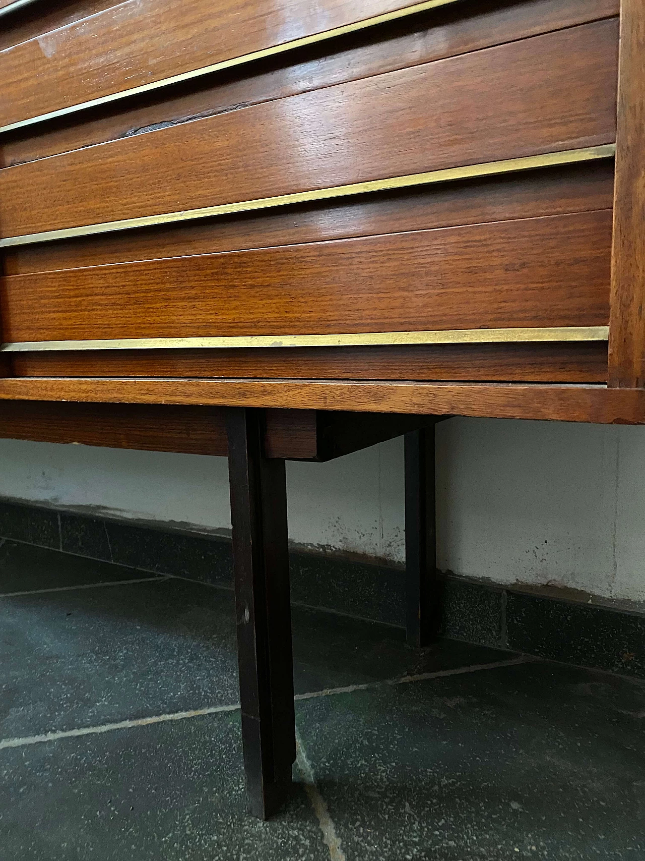 Credenza in teak di Amma Torino, anni '60 2