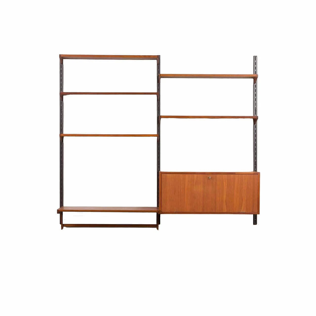Hanging bookcase with desk by Kai Kristiansen for FM Mobler, 1960s 23