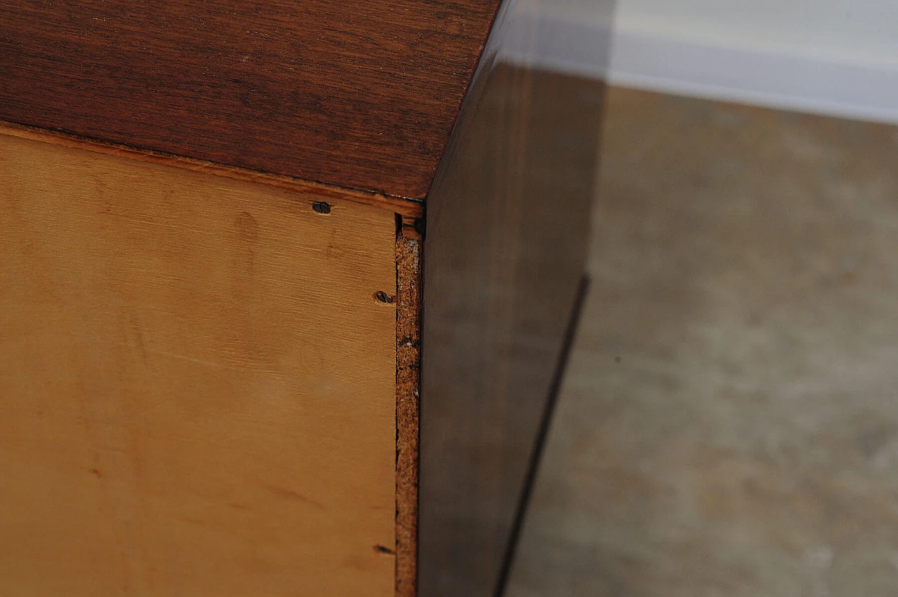 Cassettiera sovietica impiallacciata in palissandro, anni '70 17