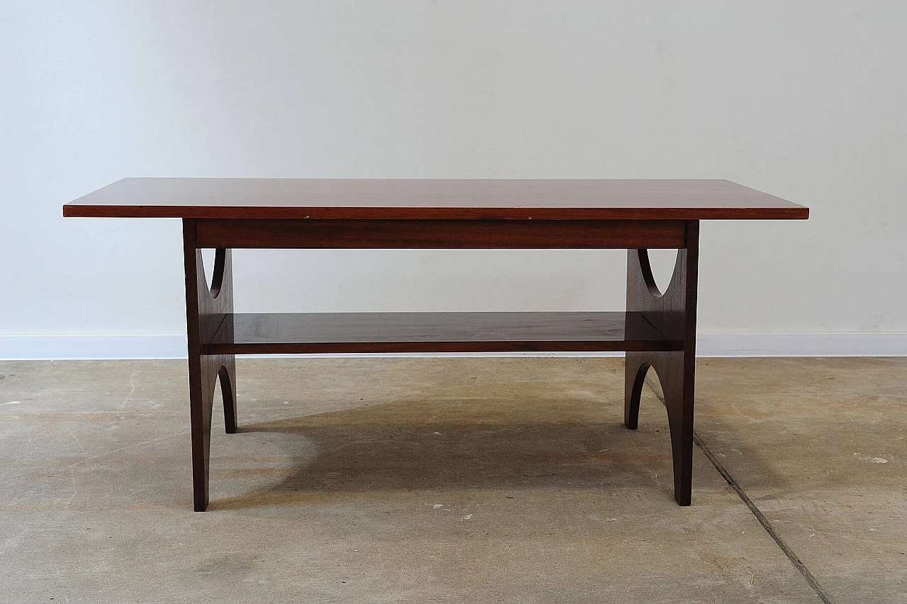 Soviet mahogany coffee table, 1970s 3