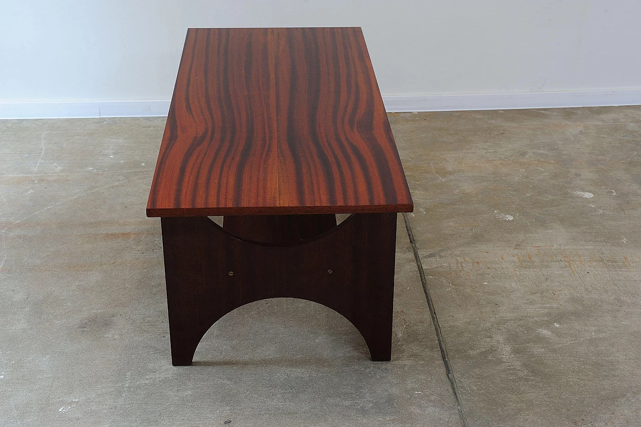 Soviet mahogany coffee table, 1970s 7