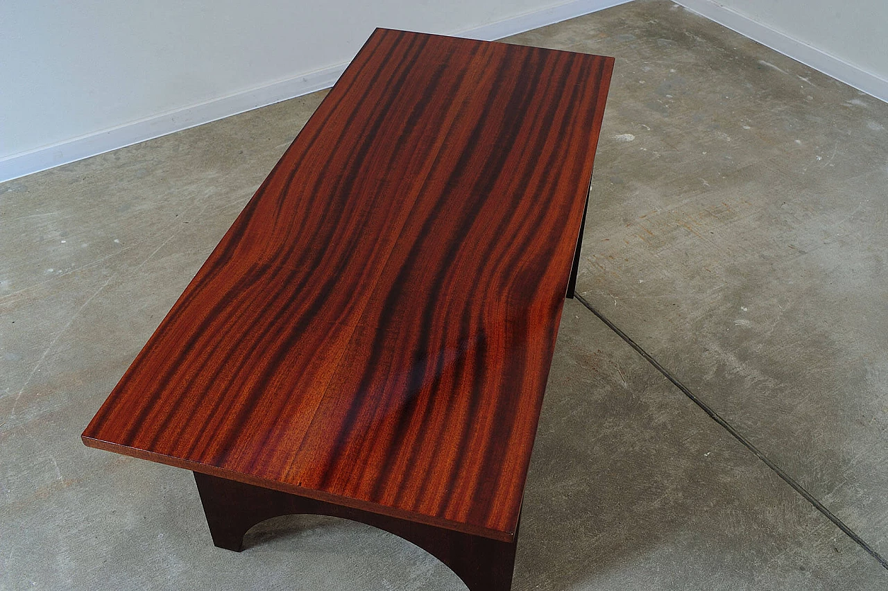 Soviet mahogany coffee table, 1970s 12