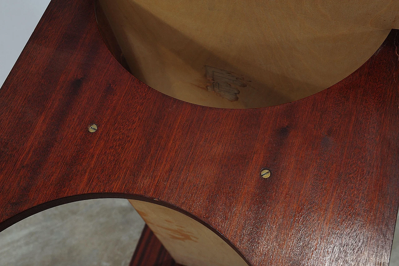 Soviet mahogany coffee table, 1970s 13