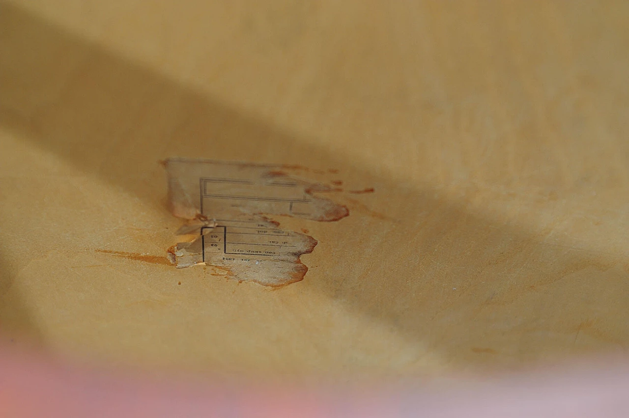 Soviet mahogany coffee table, 1970s 14