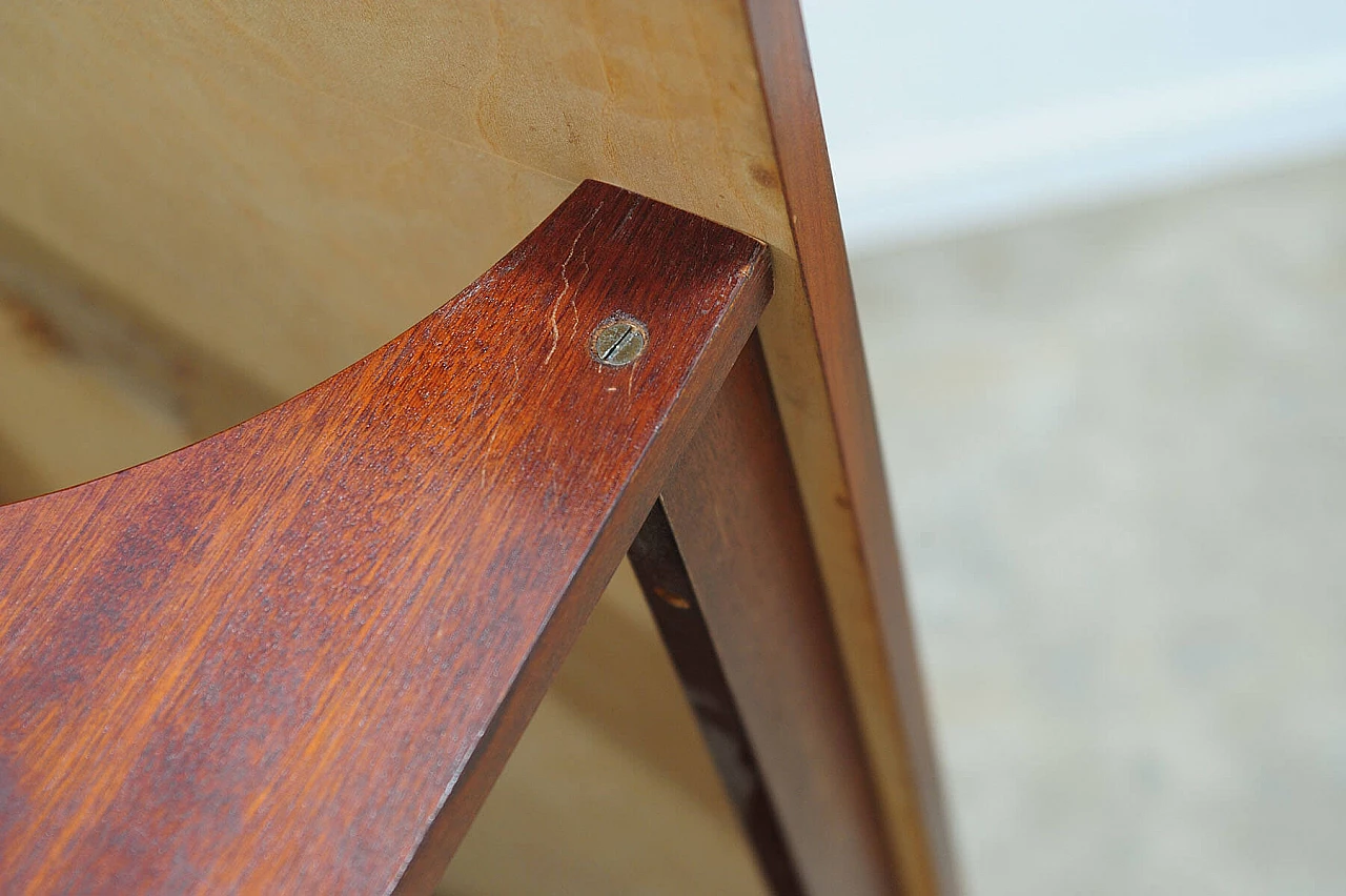 Soviet mahogany coffee table, 1970s 15