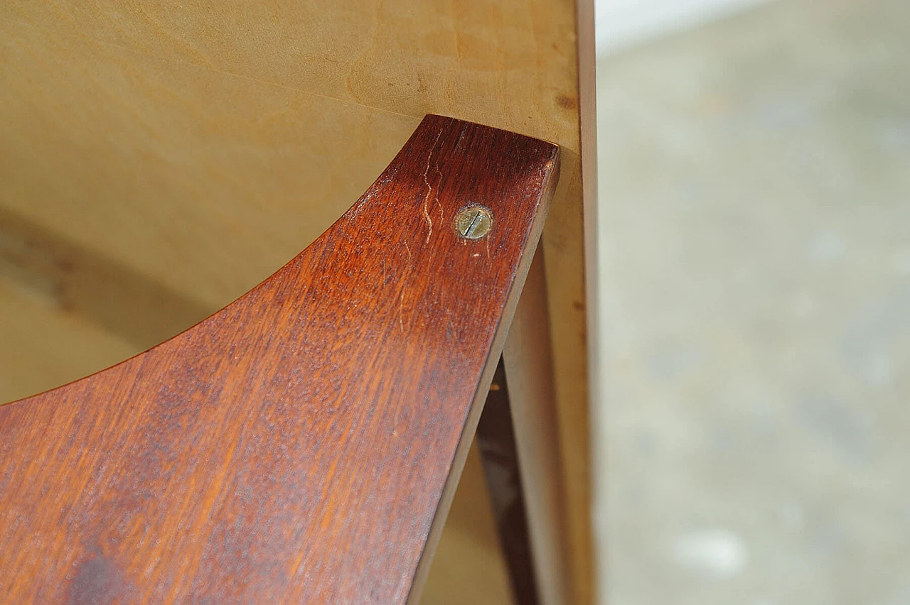 Soviet mahogany coffee table, 1970s 17