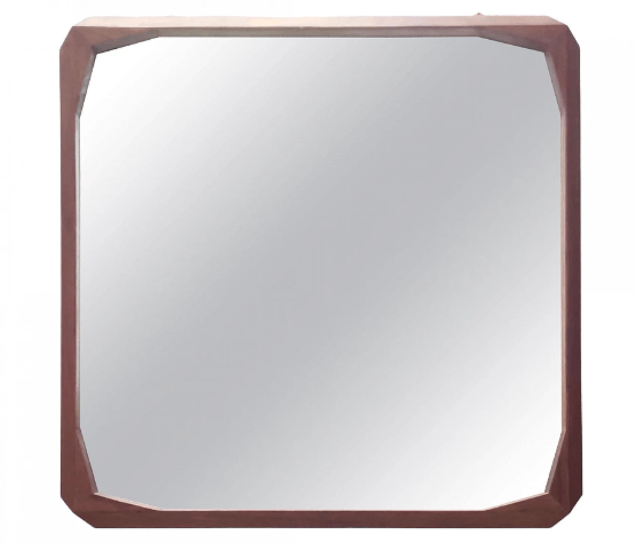 Specchio da parete in noce ebanizzato di Dino Cavalli, anni '60 2